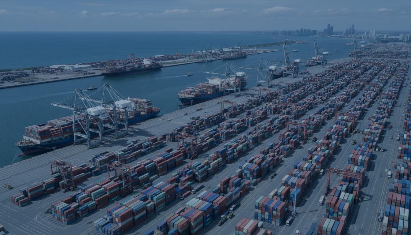 Global shipping port