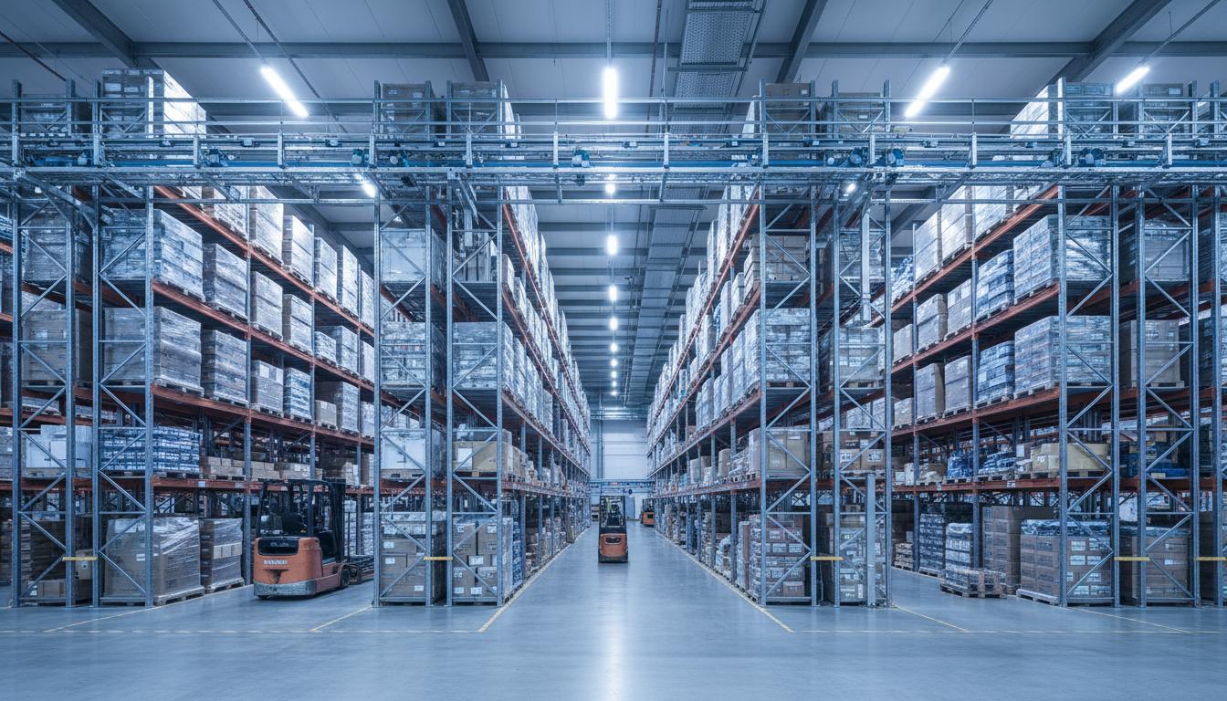 Modern logistics warehouse